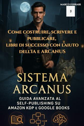 ARCANUS SISTEM Guida Avanzata al Self-Publishing: Come costruire, scrivere e pubblicare libri di successo per Amazon KDP e Google Books, con l'aiuto dell'IA.