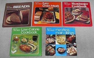 Betty Crocker Cook Book set of 5: Betty Crocker's Breads; Easy Oven Meals; Hamburger Cookbook; Low-Calorie Cookbook; Meatless Main Dishes