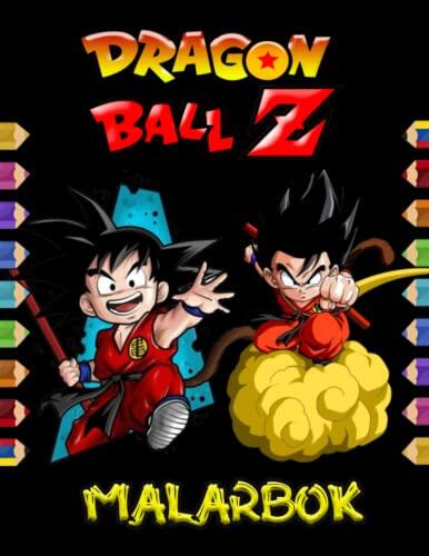 Ďragon Băll målarbok: Ďragon Ball målarbok +60 illustrationer, underbar anime målarbok för barn (anime böcker för barn)