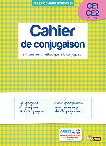Les cahiers Bordas - Cahier de conjugaison CE1 CE2
