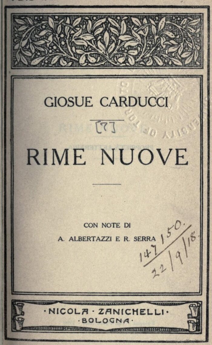 Rime nuove