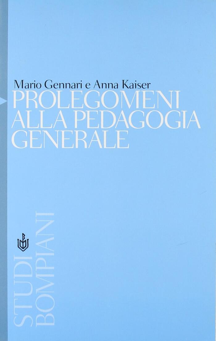 Prolegomeni alla pedagogia generale
