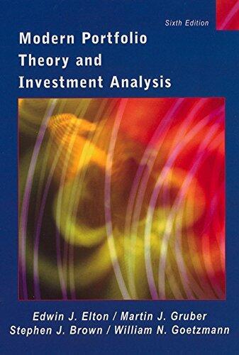 Modern Portfolio Theory and Investment Analysis (World Student Edition)
