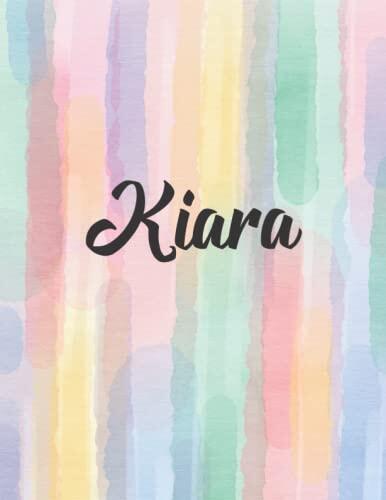 Kiara: Personal Name Dot Gird | The Notebook For Writing Journal or Diary Women & Girls Gift for Birthday, For Student | 160 Pages Size 8.5x11inch - V.302