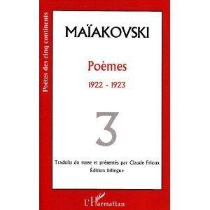Poèmes, tome 3, 1922-1923