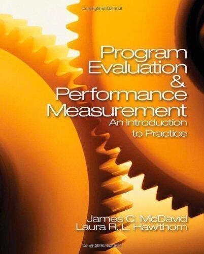 Program Evaluation and Performance Measurement: An Introduction to Practice unknown Edition by McDavid, James C., Hawthorn, Laura R. L.