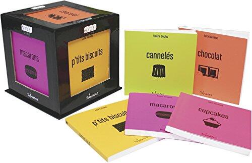 Eat-cube : Coffret 5 volumes : Le chocolat dans tous ses états ; des macarons pour tous les goûts ; des cupcakes, comme si il en pleuvait ; tous les ... ; des p'tits biscuits à croquer sans compter