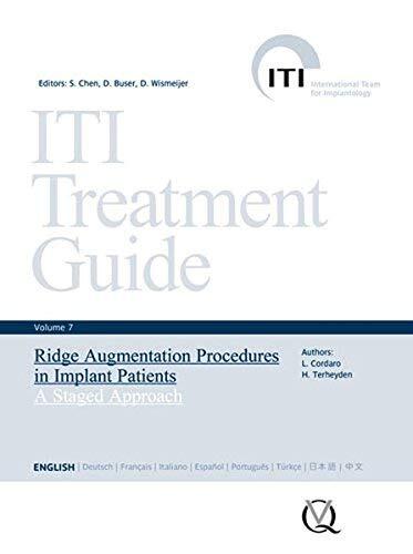 ITI Treatment Guide: Volume 7: Ridge Augmentation Procedures in Implant Patients