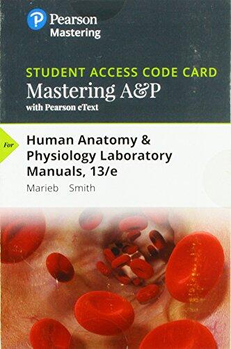 Mastering A&P with Pearson eText (Standalone Access Card) for Human Anatomy & Physiology Laboratory Manuals