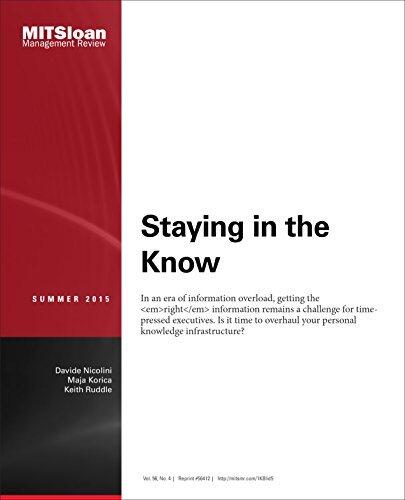 Staying in the Know - Journal Article