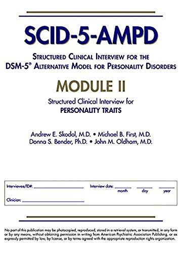 Structured Clinical Interview for the DSM-5(R) Alternative Model for Personality Disorders (SCID-5-AMPD) Module II: Personality Traits