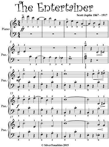 Entertainer Easiest Piano Sheet Music