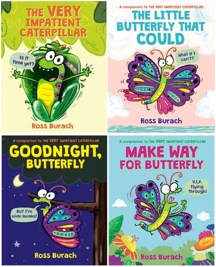 Very Impatient Caterpillar Series (4 Books Set)