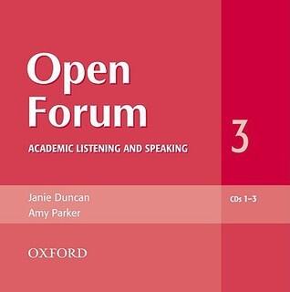Open Forum 3 Audio CD: Academic Listening and Speaking CD