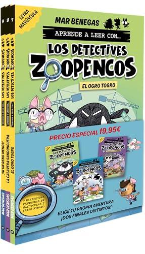 Pack Aprende a leer con... ¡Los Detectives Zoopencos! 7, 8 y 9: En letra MAYÚSCU: En letra MAYÚSCULA para aprender a leer (libros para niños a partir de 5 años). Elige tu propia historia