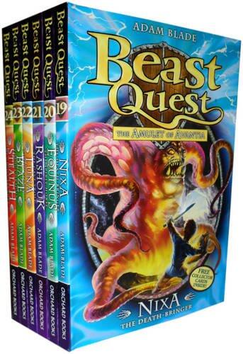 Beast Quest Series 4 Collection: Nixa The Death Bringer, Equinus The Spirit Horse, Rashouk The Cave Troll, Luna The Moon Wolf, Blaze The Ice Dragon, Stealth The Ghost Panther