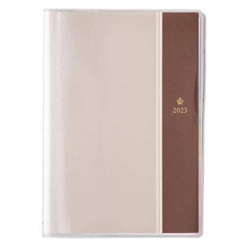 Noritsu King's Brunch x Pagem 9995 Notebook, Starts April 2023, B6, Weekly Blocks, Starts on Mondays, Greige