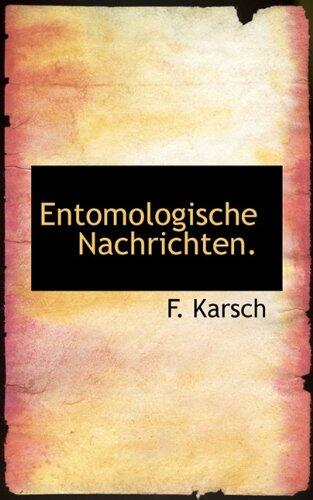 Entomologische Nachrichten.