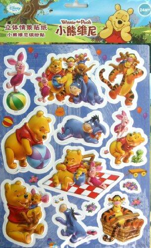The Colorful Paster on Winnie the Pooh