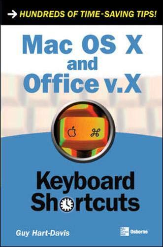 Mac OS X and Office v.X Keyboard Shortcuts