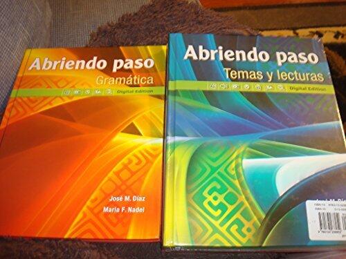 ABRIENDO PASO 2014 BUNDLE: LECTURA STUDENT EDITION + GRAMATICA STUDENT EDITION + DIGITAL COURSEWARE 7-YEAR LICENSE GRADE 12,,