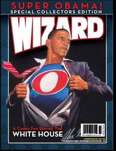 Wizard Magazine # 210 Alex Ross Obama Cover