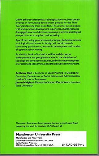 Development Policies: Sociological Perspectives