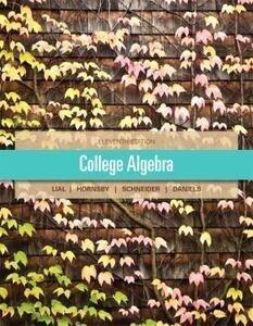 College Algebra, Books a la Carte Edition (11th Edition) 11th (eleventh) Edition