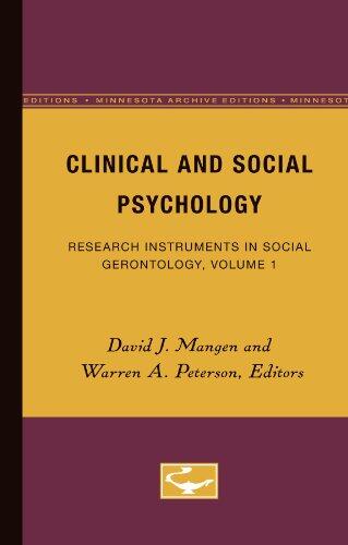 Clinical and Social Psychology