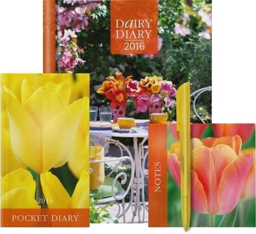 Dairy Diary Set 2016: Week-to-View A5 Kitchen & Home Diary with Pocket Diary & Notepad 2016