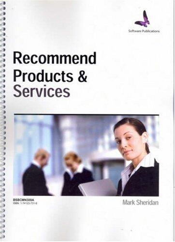 Recommend Products and Services