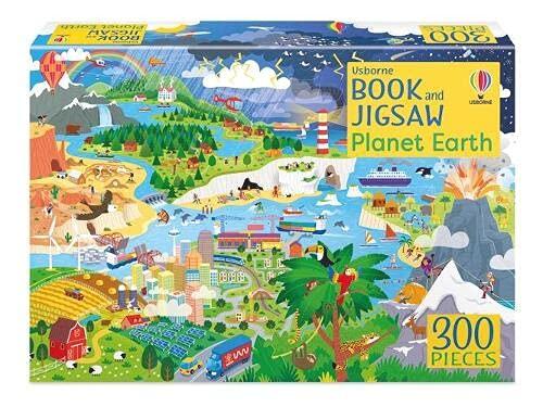 Book and Jigsaw: Planet Earth