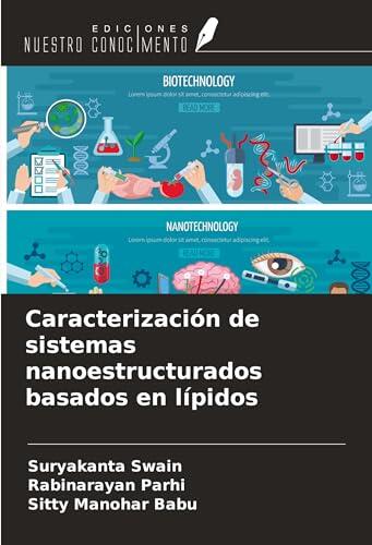 Caracterización de sistemas nanoestructurados basados en lípidos