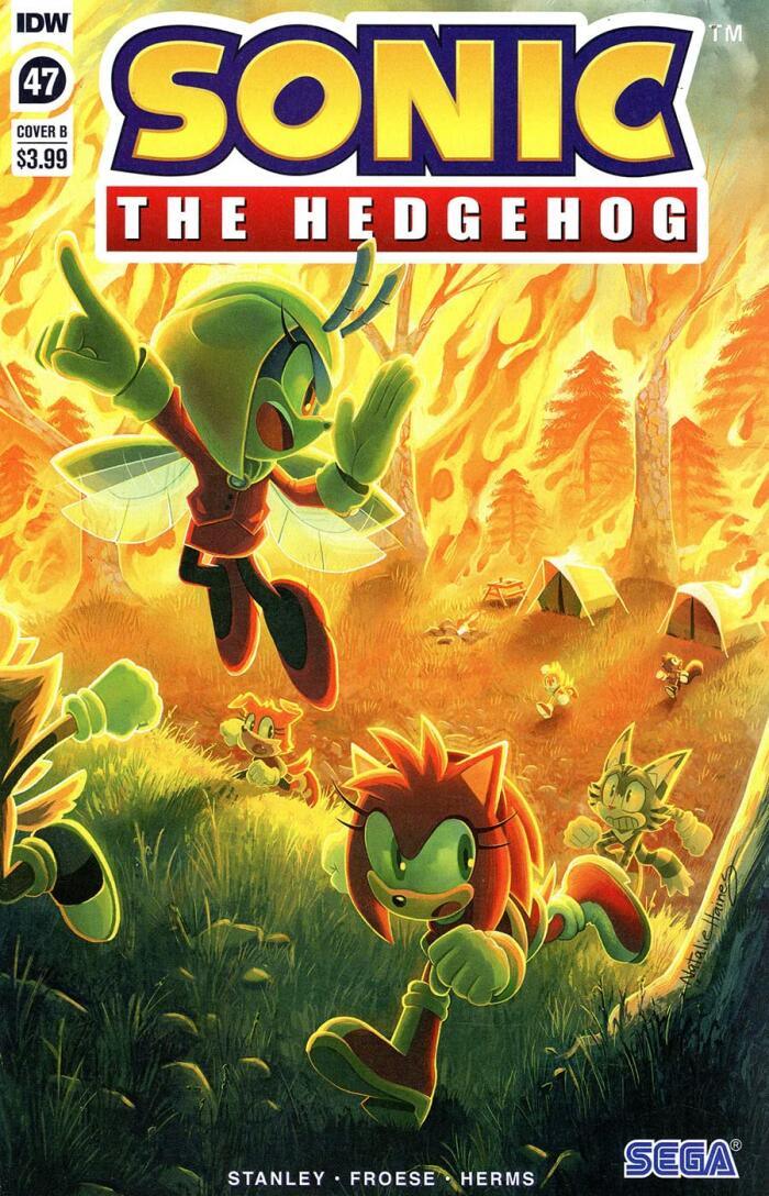 Sonic The Hedgehog Vol 3 #47 Cover B Variant Natalie Haines Cover By IDW Publishing
