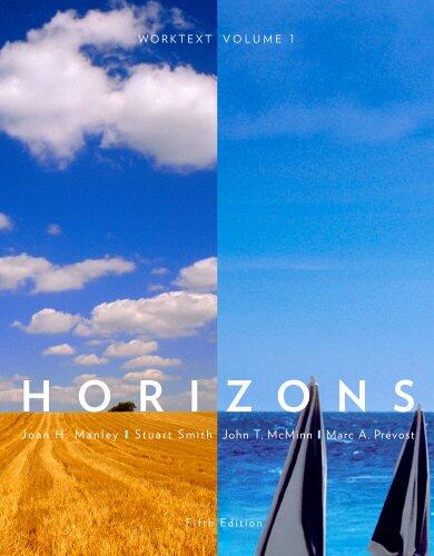 Cengage Advantage: Horizons, Worktext Volume (I, Chapters P-5)