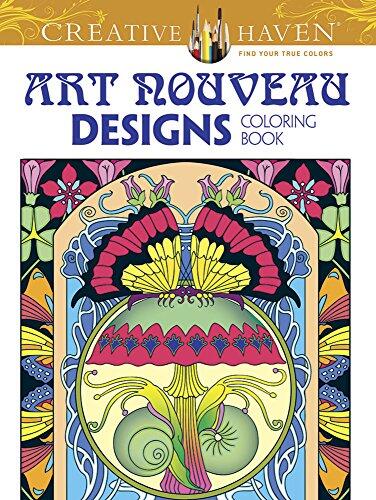 Creative Haven Art Nouveau Designs Collection Coloring Book