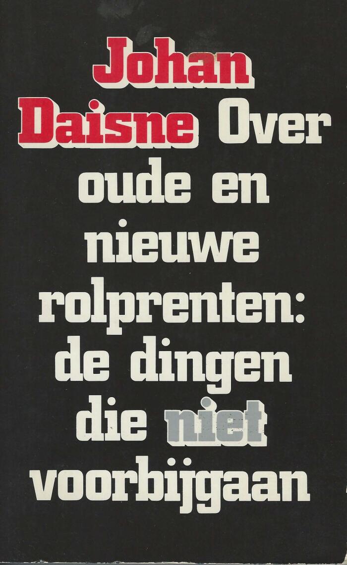 Over oude en nieuwe rolprenten