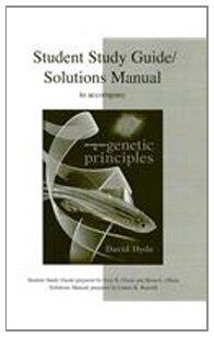 Introduction to Genetic Principles--Student Study Guide/Solutions Manual