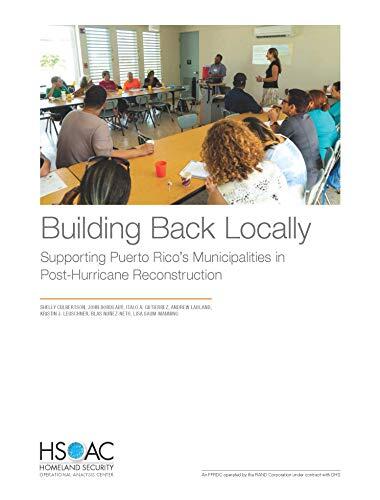 Building Back Locally: Supporting Puerto Rico's Municipalities in Post-Hurricane Reconstruction