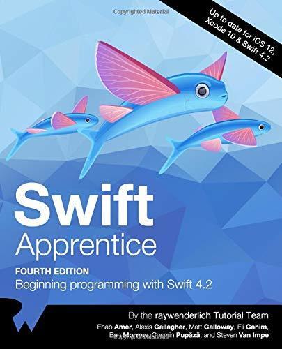 Swift Apprentice: Beginning programming with Swift 4.2