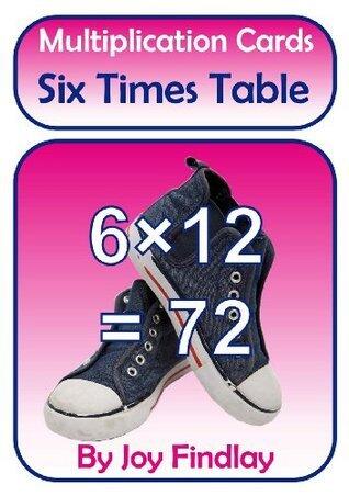 Six Times Table Multiplication Cards