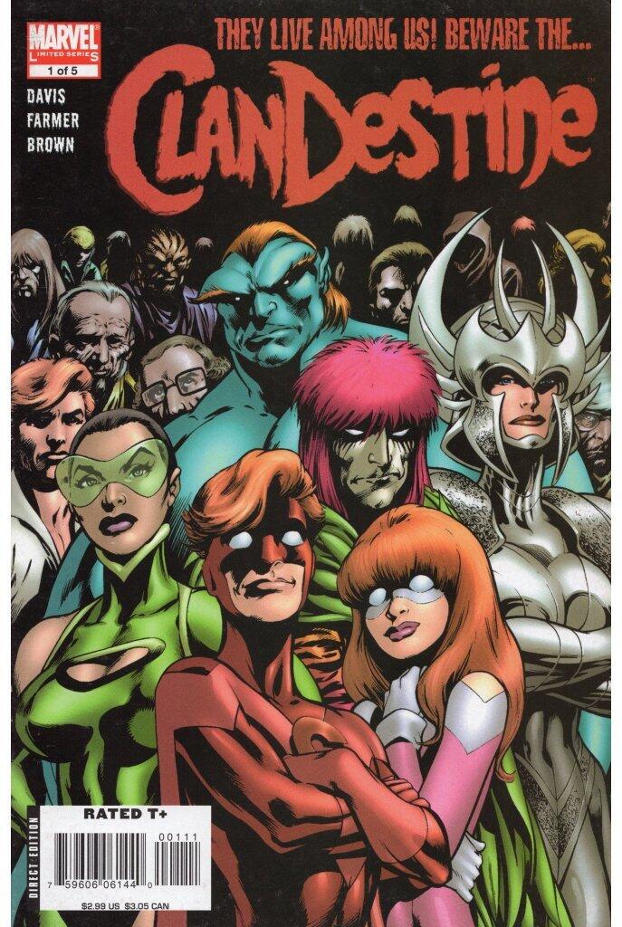 CLANDESTINE #1-5 complete revival series (CLANDESTINE