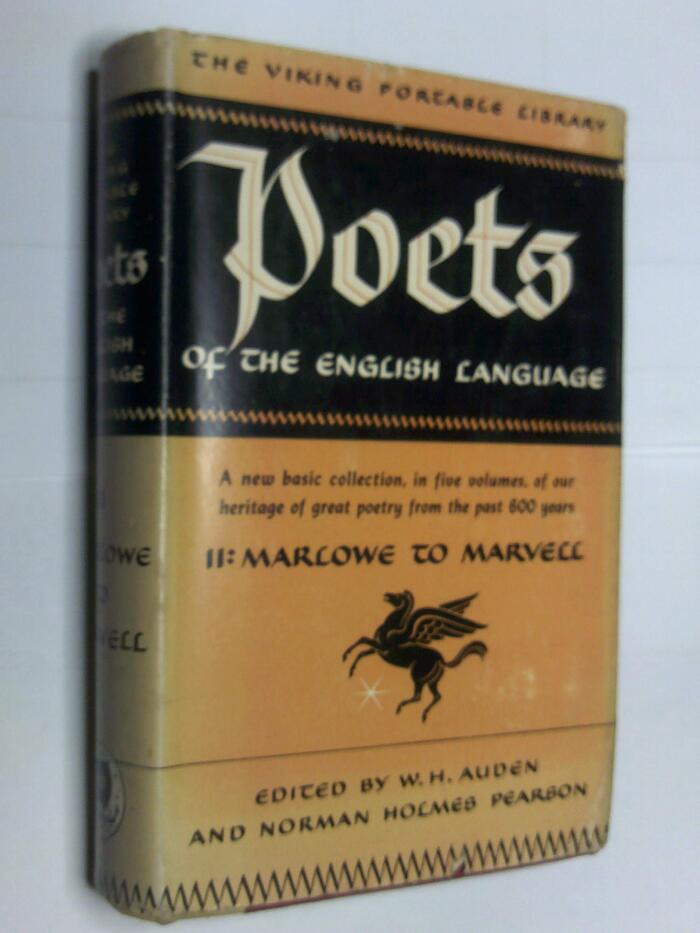 The Portable Elizabethan and Jacobean Poets, Marlowe to Marvell