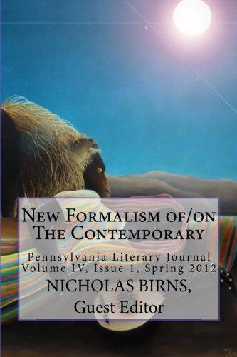 New Formalism of/on The Contemporary: Pennsylvania Literary Journal
