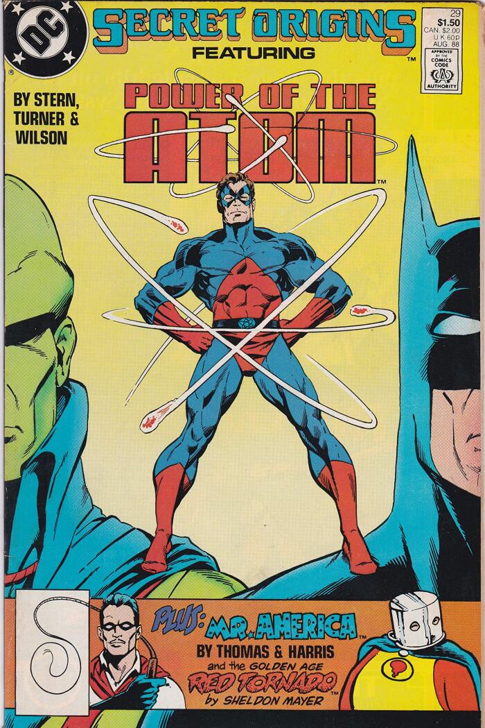 Secret Origins #29 (featuring the Power of the Atom) August 1988
