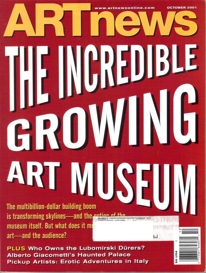 Artnews: Vol.100, No.9; October, 2001
