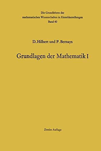 Grundlagen der Mathematik - I