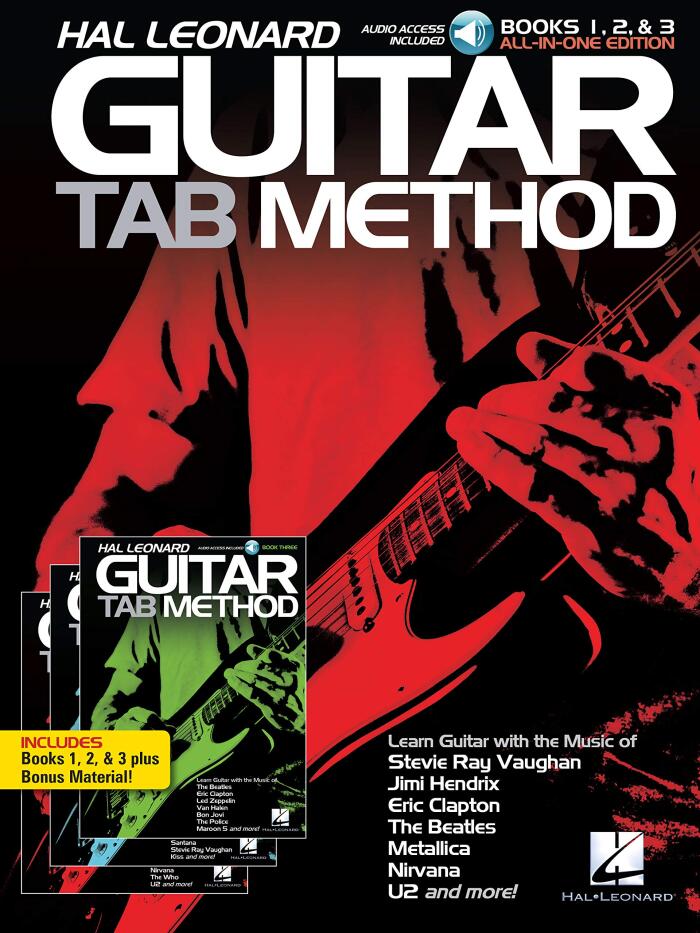 Hal Leonard Guitar Tab Method (Books 1, 2 & 3 All-in-One Edition)