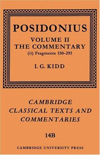Posidonius Frag v2 Comm Part 2: Fragments v. 2