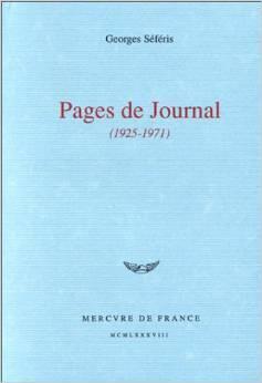 Pages de journal, 1925-1971